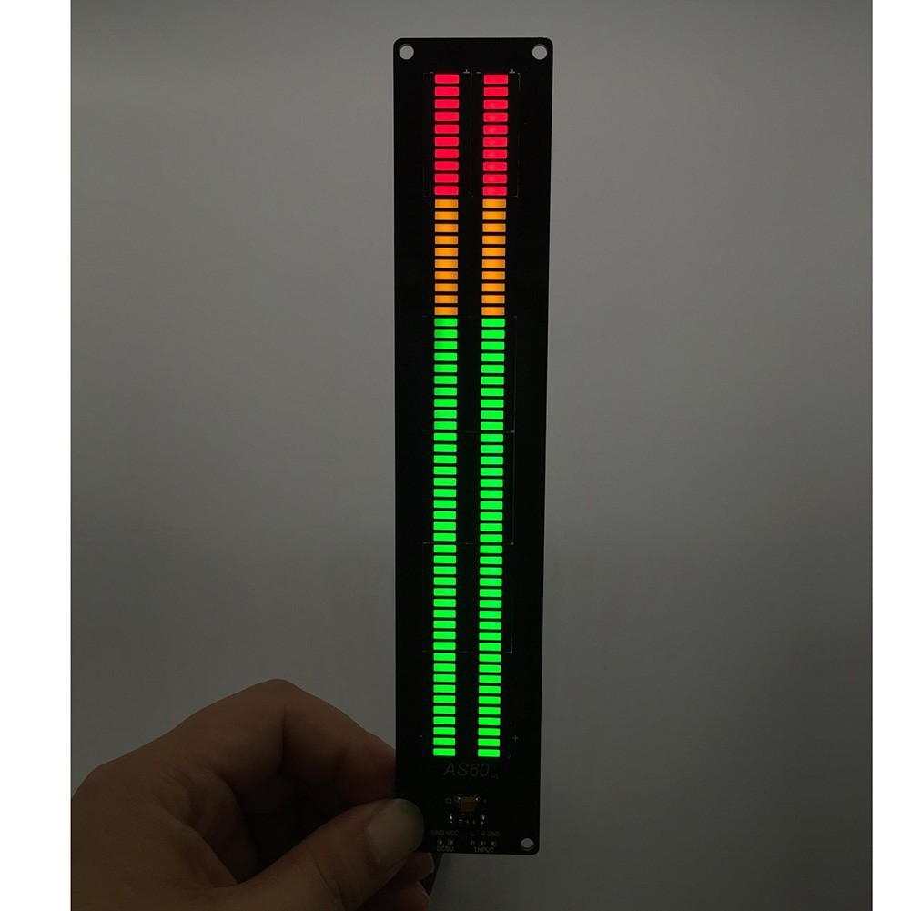 for Professional grade AS60 Dual channel LED Volume Meter for Audio Analysis