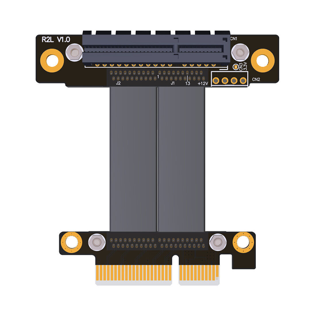 Hot PCIe 3.0 x4 Extension Cable 32G/bps PCI Express SSD RAID Extender Riser Card