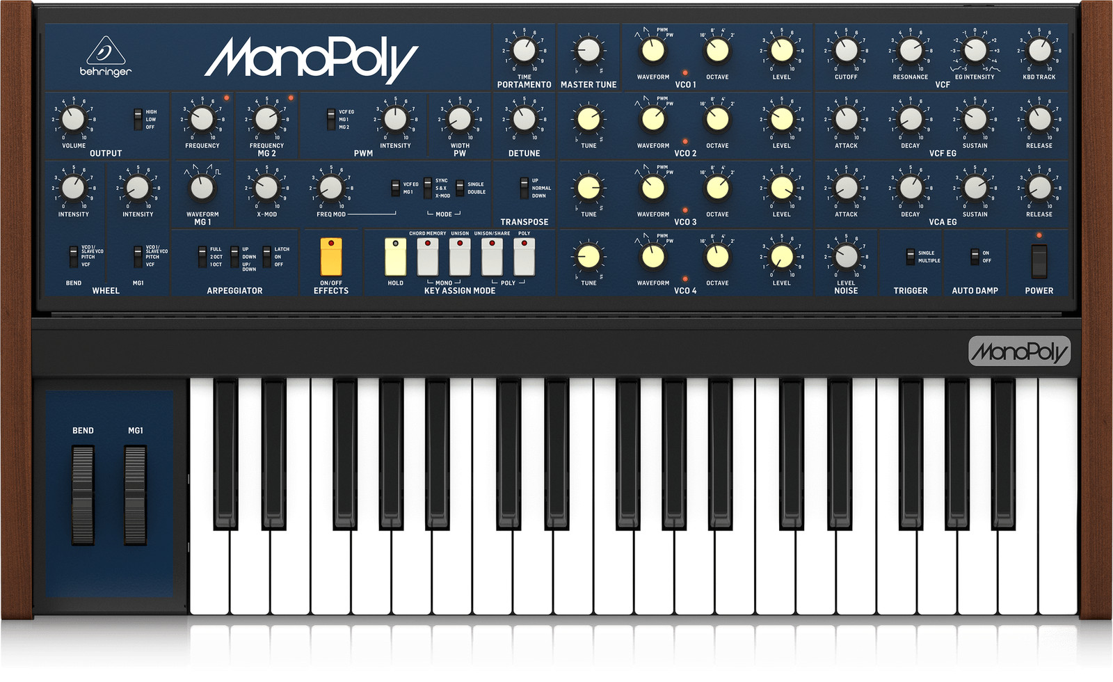 BEHRINGER MONOPOLY POLYPHONIC SYNTHESIZER : NEW : [DETROIT MODULAR]