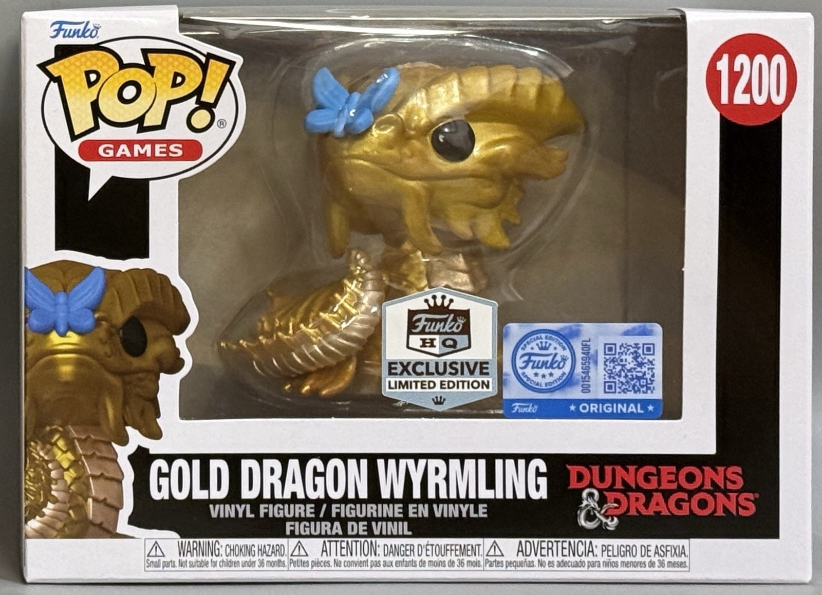 Funko Pop! Dungeons & Dragons Gold Dragon Wyrmling (Funko HQ Exclusive) #1200