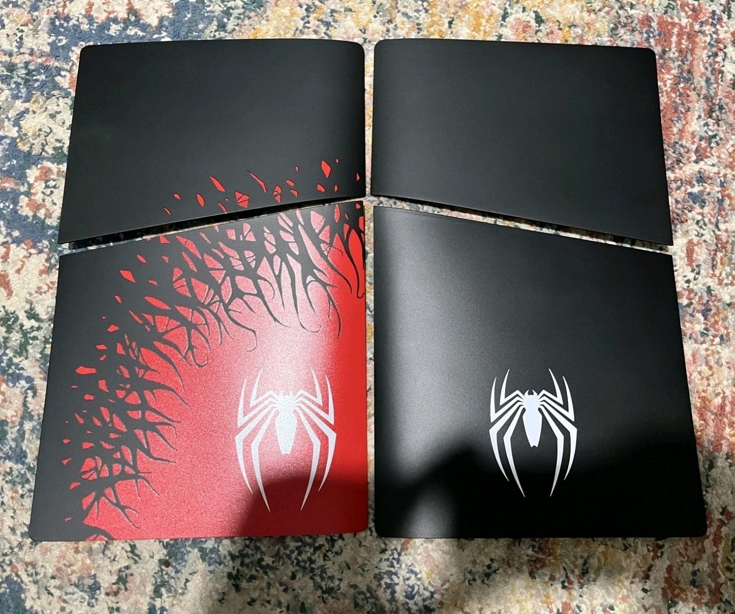 PS5 PRO| Spiderman Venom Style Face Plate Cover Case | Disc Free Edition