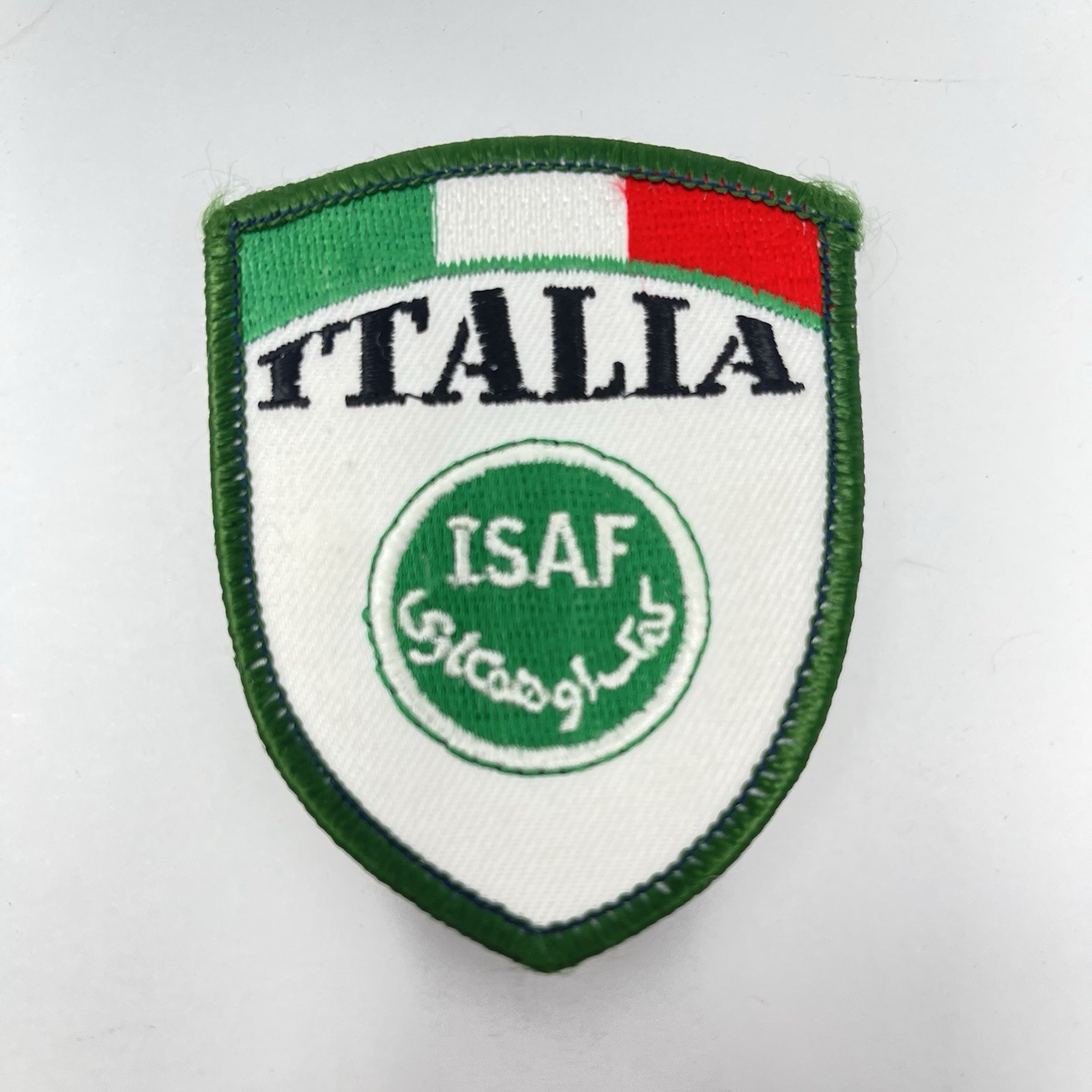 Italia ISAF Shield Italy AFGHANISTAN NATO Embroidered Patch
