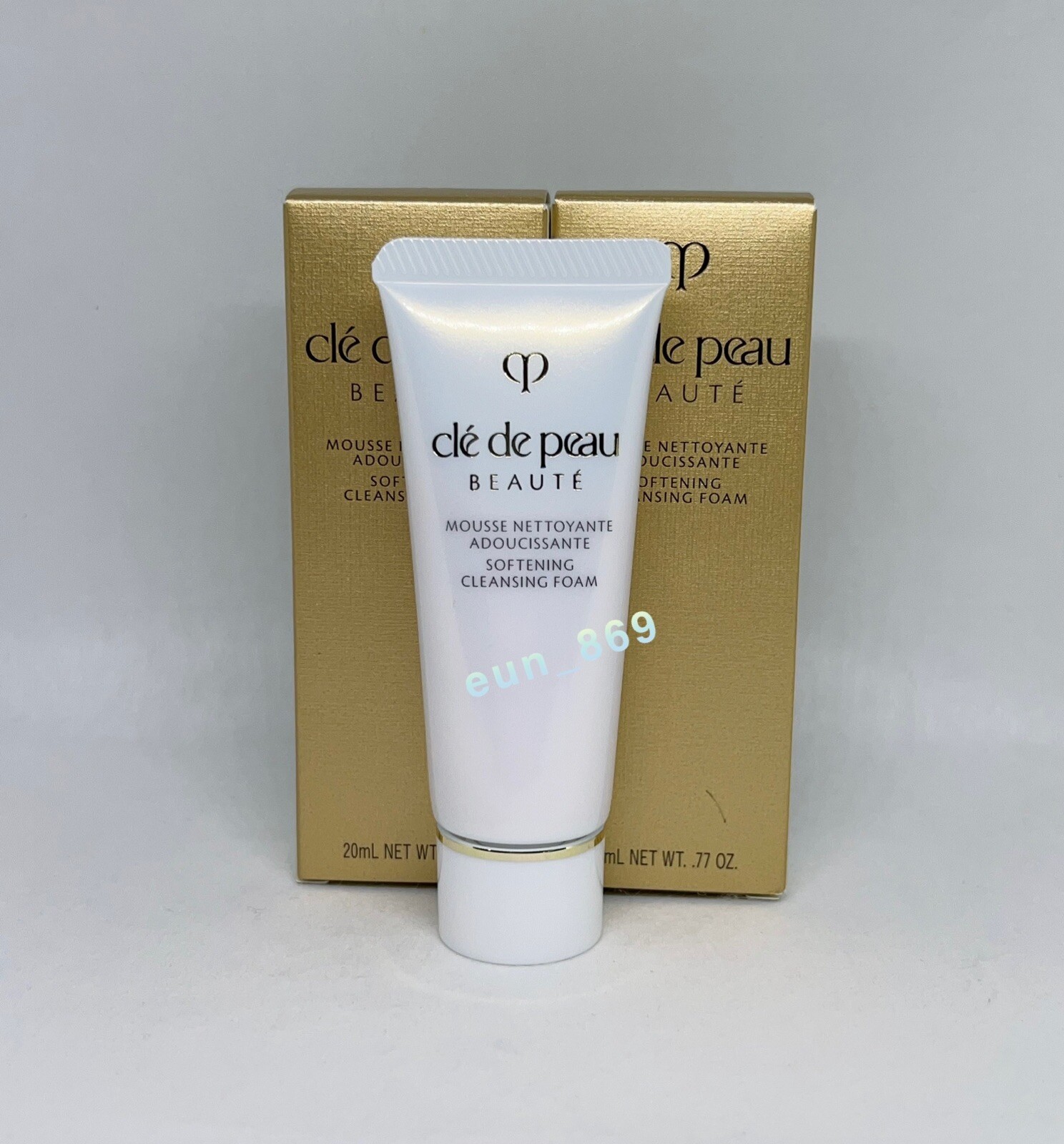 2 x Cle de Peau Beaute Softening Cleansing Foam 0.77oz / 20ml Each Total 40ml