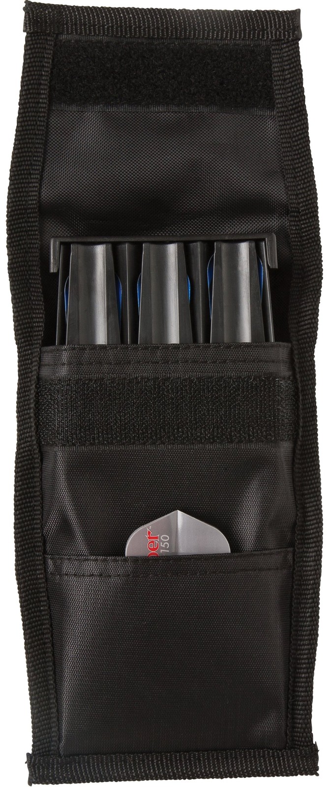Casemaster Single Black Dart Case with Solid Plastic Insert and Flexible,