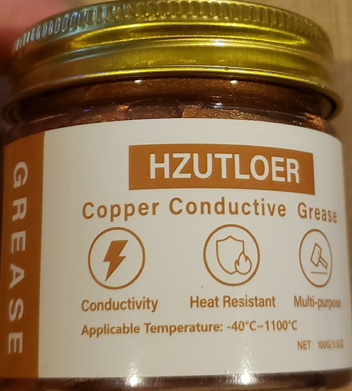 100G Copper Conductive Paste Grease anti Arcing for Car and Electrical Use NEW
