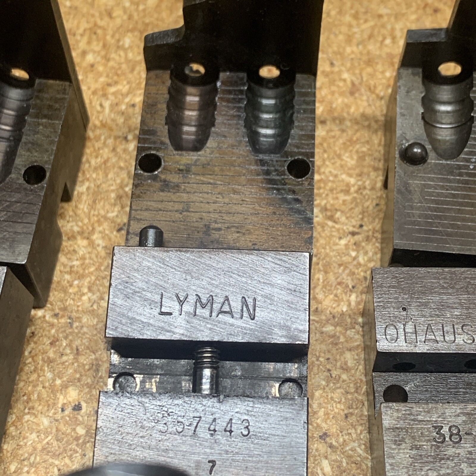Lyman 2 cavity bullet molds