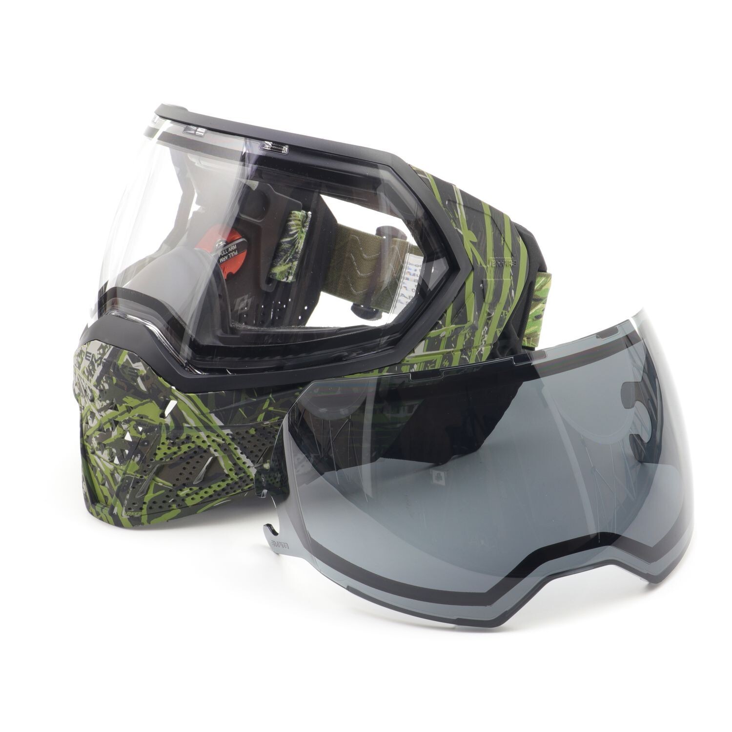 Empire EVS Paintball & Airsoft Mask with Clear and Smoke Lenses - Lurker LE