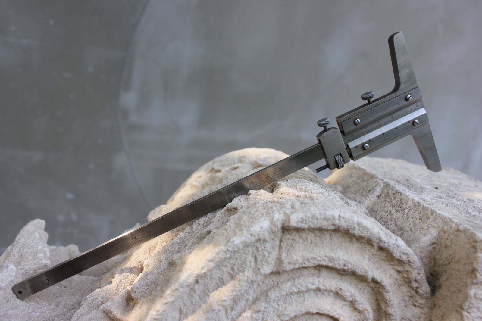 Vernier Depth Gauge with Locking Screw Made in Germany Stainless Steel...