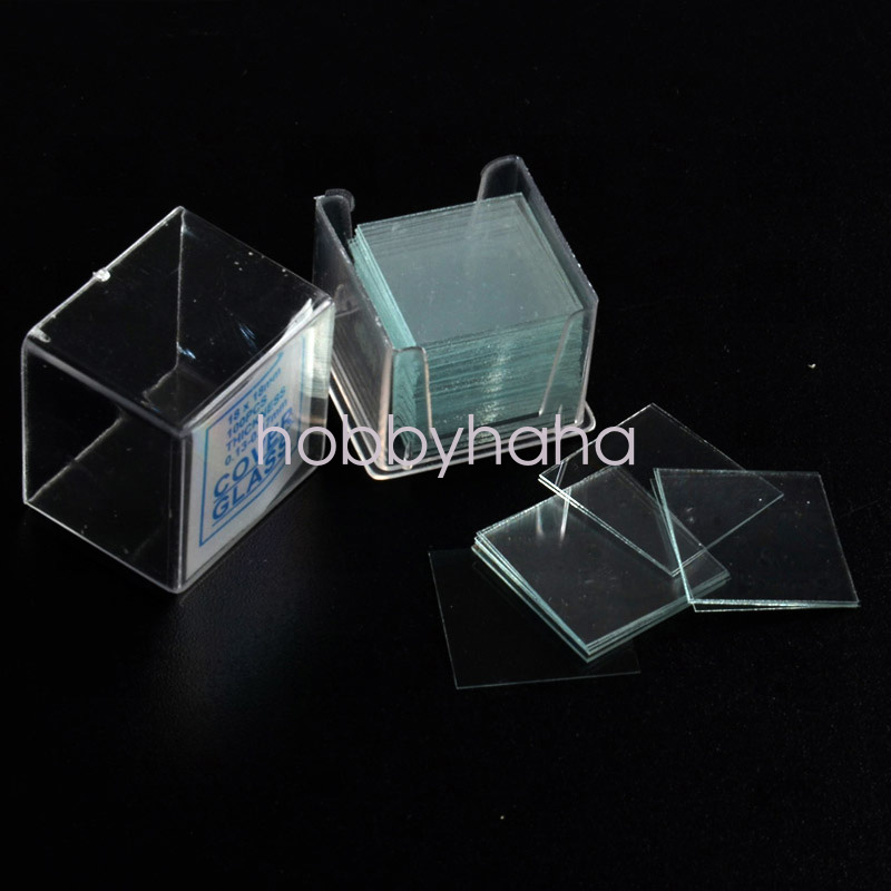 Microscope Slide Cover Slips 1 Boxes of 100 12mm x 12mm Square Cover Glasses