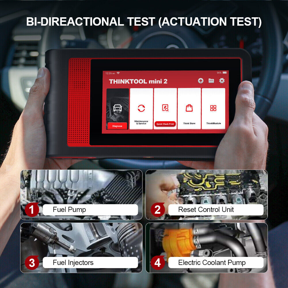 Thinktool Mini2 All System Car Diagnostic Tool BiDirectional OBD2 Scanner CAN-FD