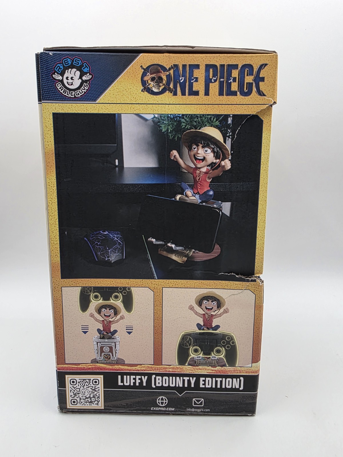 One Piece: Luffy Cable Guys Original Controller & Phone Holder Netflix Damaged
