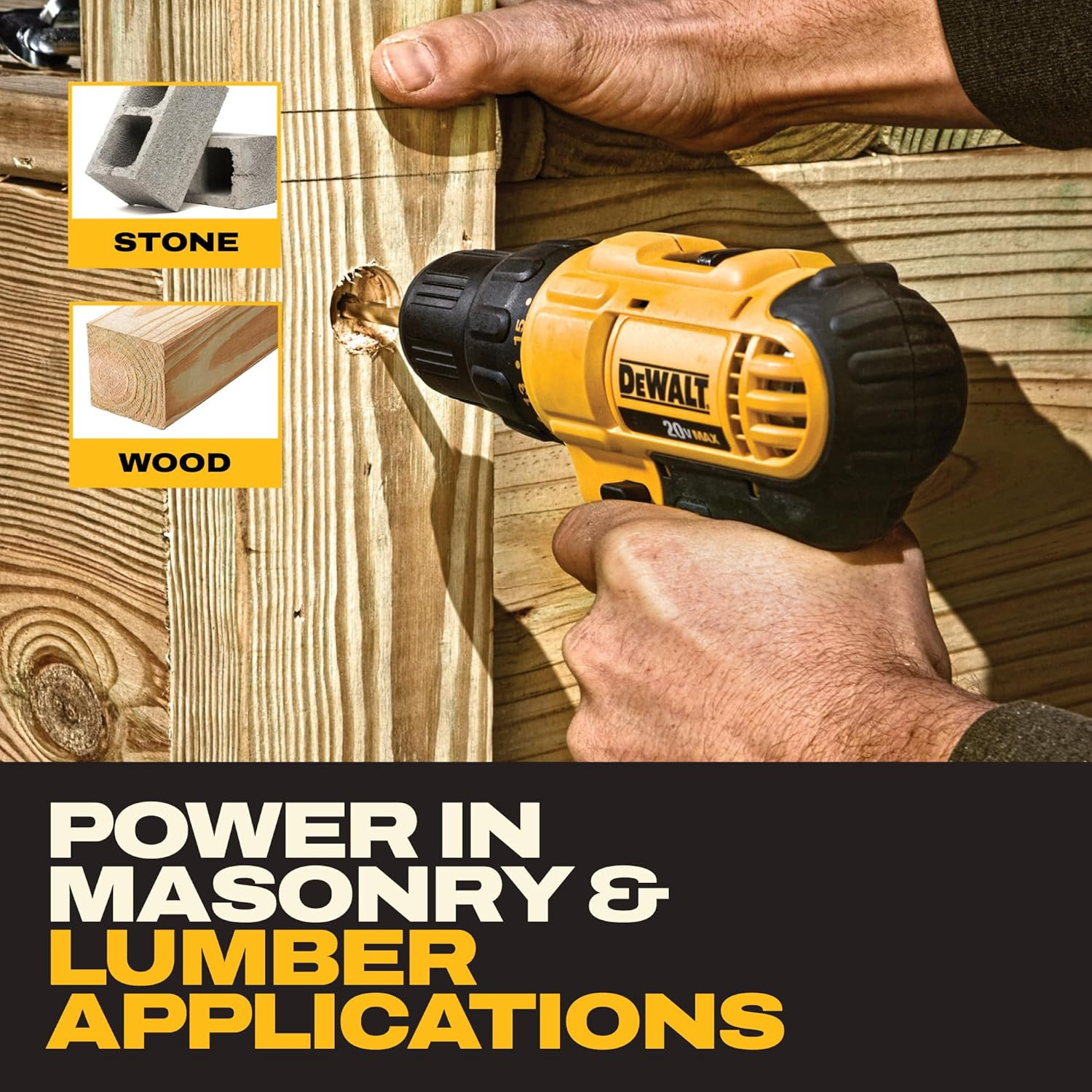 20V MAX Cordless Drill and Impact Driver, Power Tool Combo Kit , Includes 2 Batt