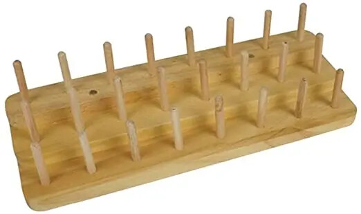 Riverruns Fly Tying Thread Spool Stand Nature Wood Spool Station Hand Made