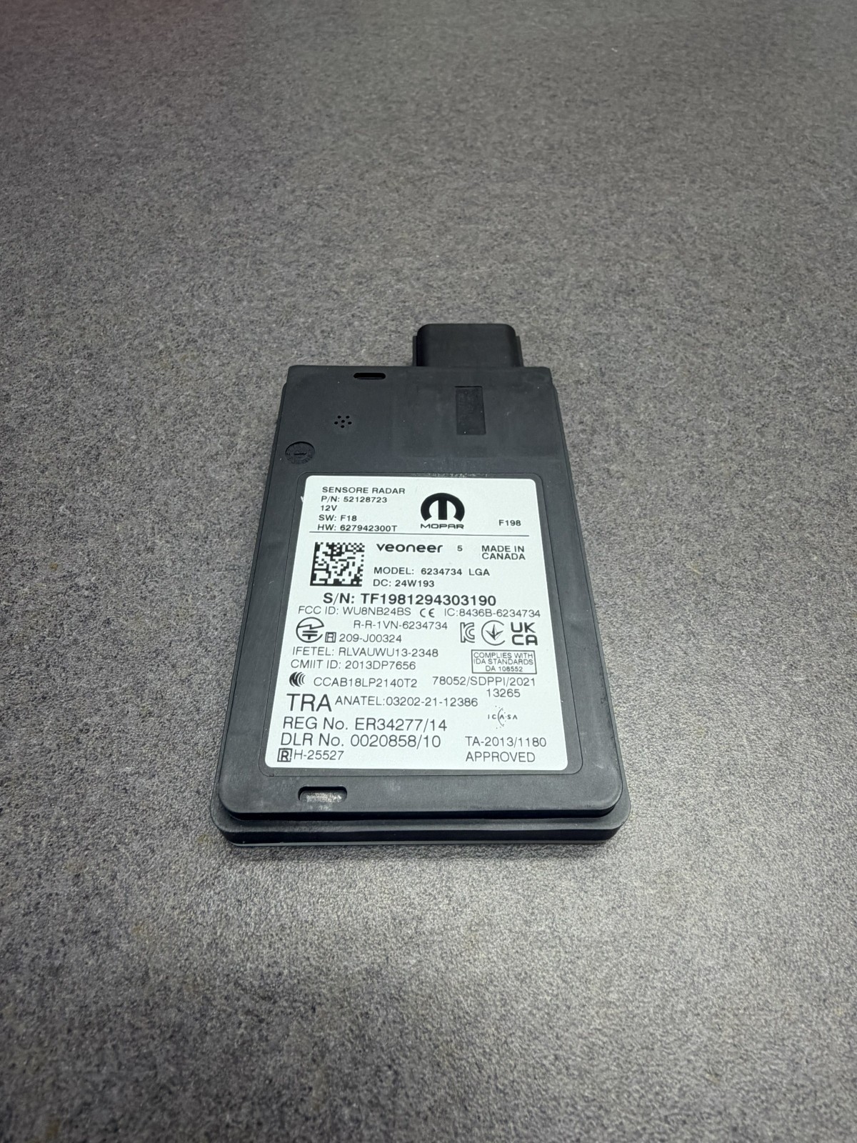 NEW OEM Genuine Mopar Blind Spot Detection Sensor 68456535AA