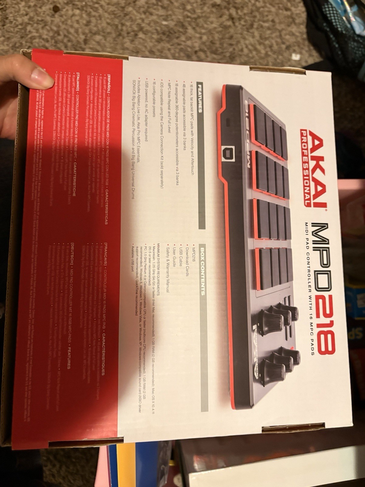 Akai Professional MIDI Drum Pad Controller MPD218