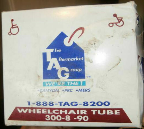 TAG Pneumatic Tube for Power Scooter Tires 300-8  90 degree valve wheelchair sco
