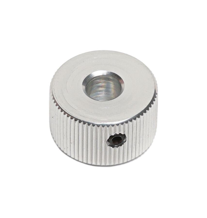 Solo Pro Burns Type Polished Chrome Aluminum Knob