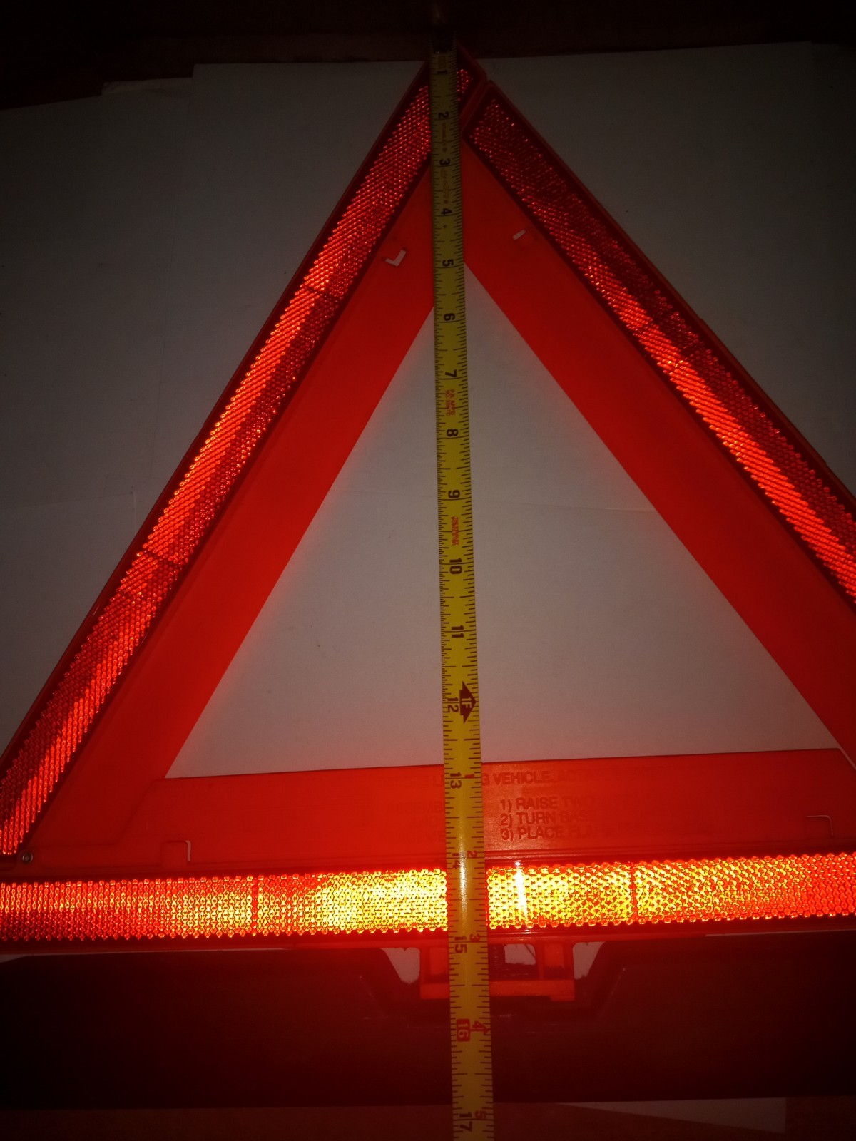 Fleetrite Trikit Heavy-duty Roadside Warning Triangle Flare Kit With Box