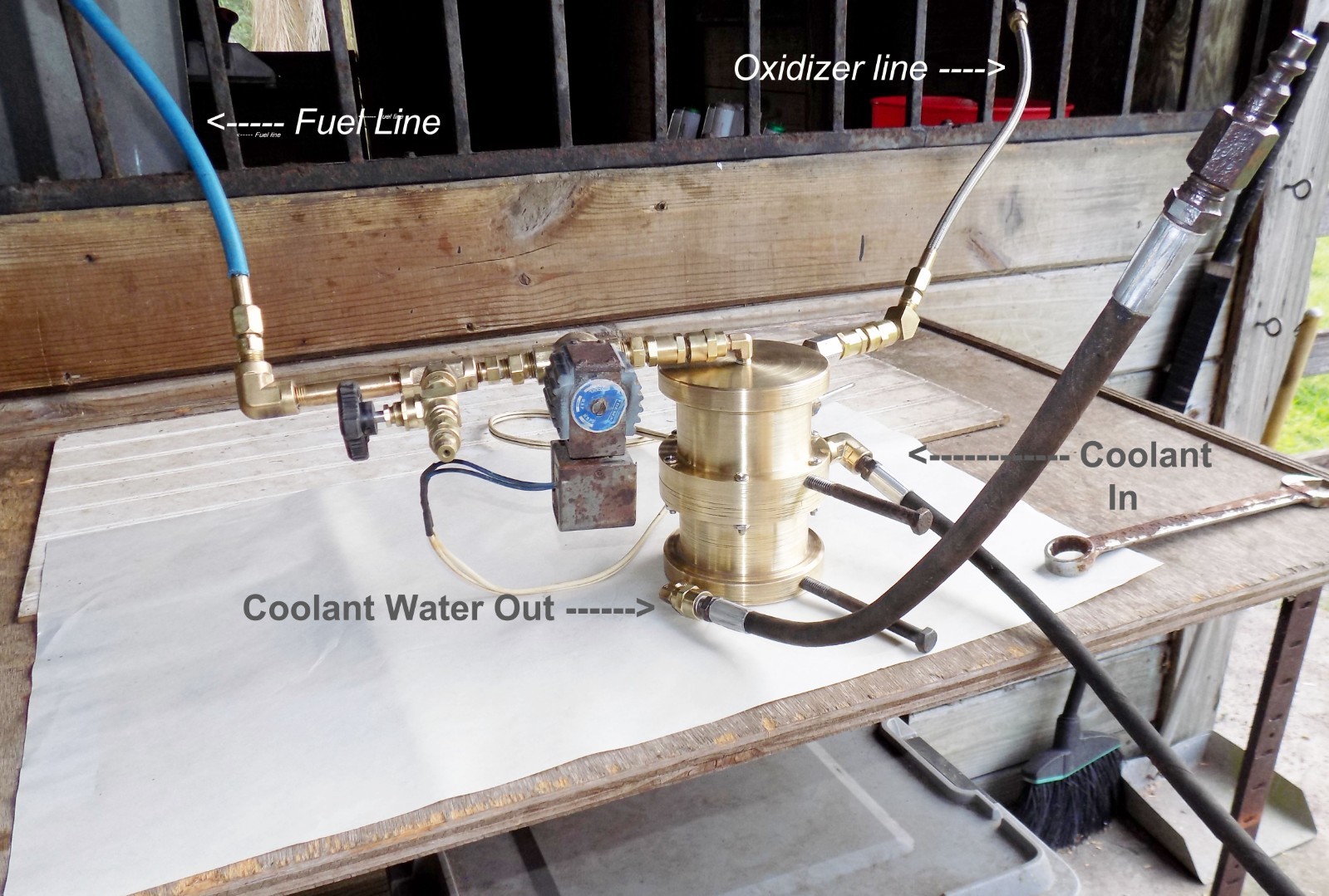 liquid fueled rocket engine