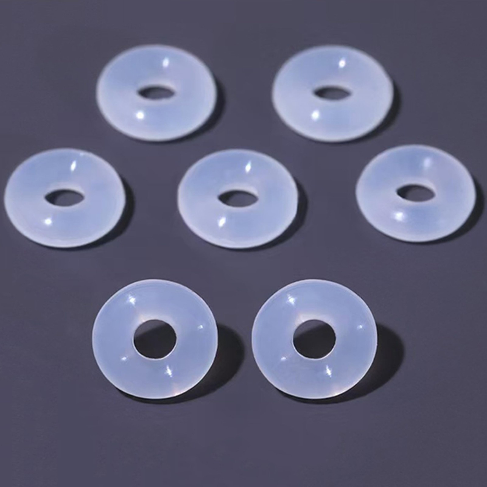 Silicone Earring Backs Stopper 50-100 Pcs for Piercings Clear Discs