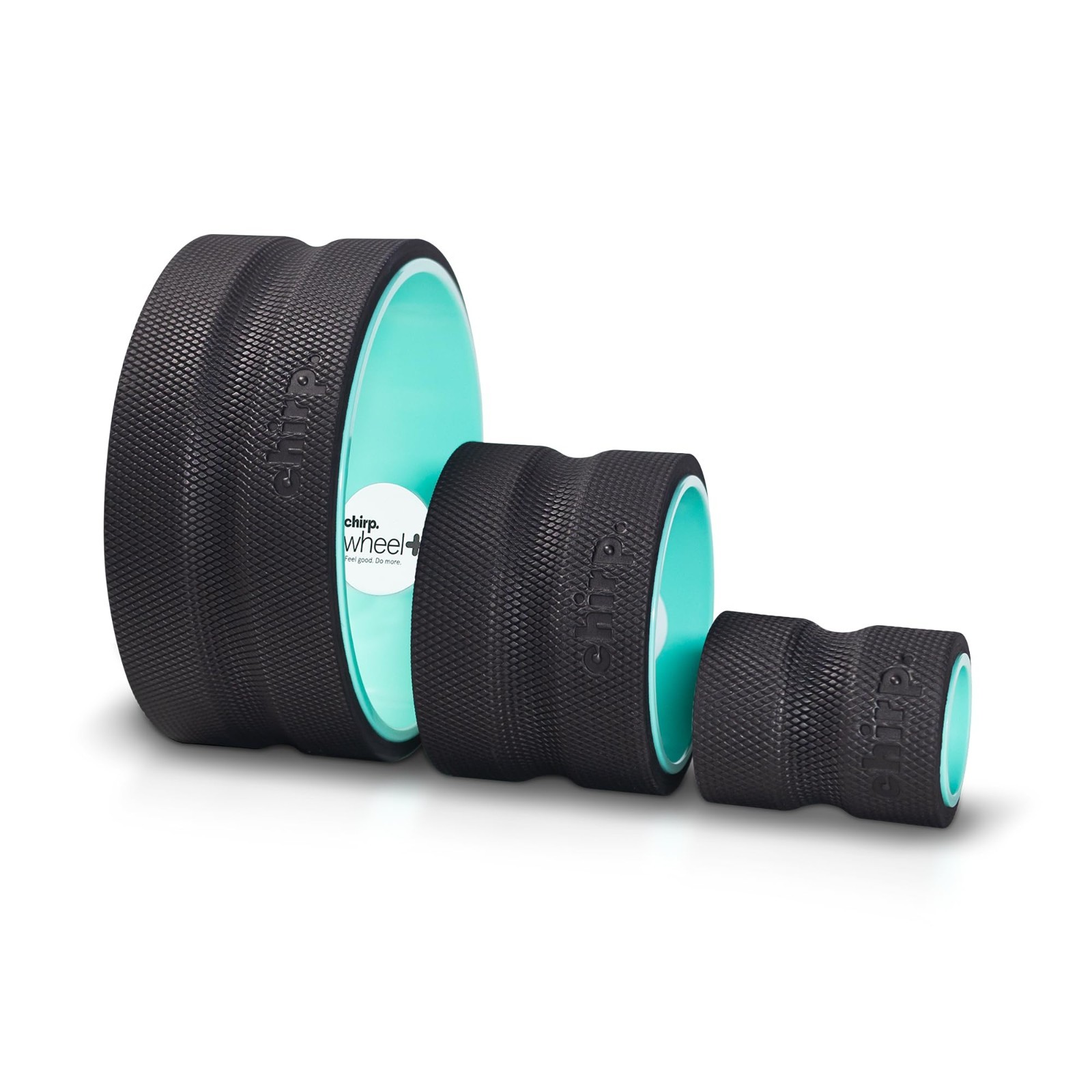 3-Pack Foam Roller Set for Back & Neck Pain Relief | Decompression Wheels, 4/6/1