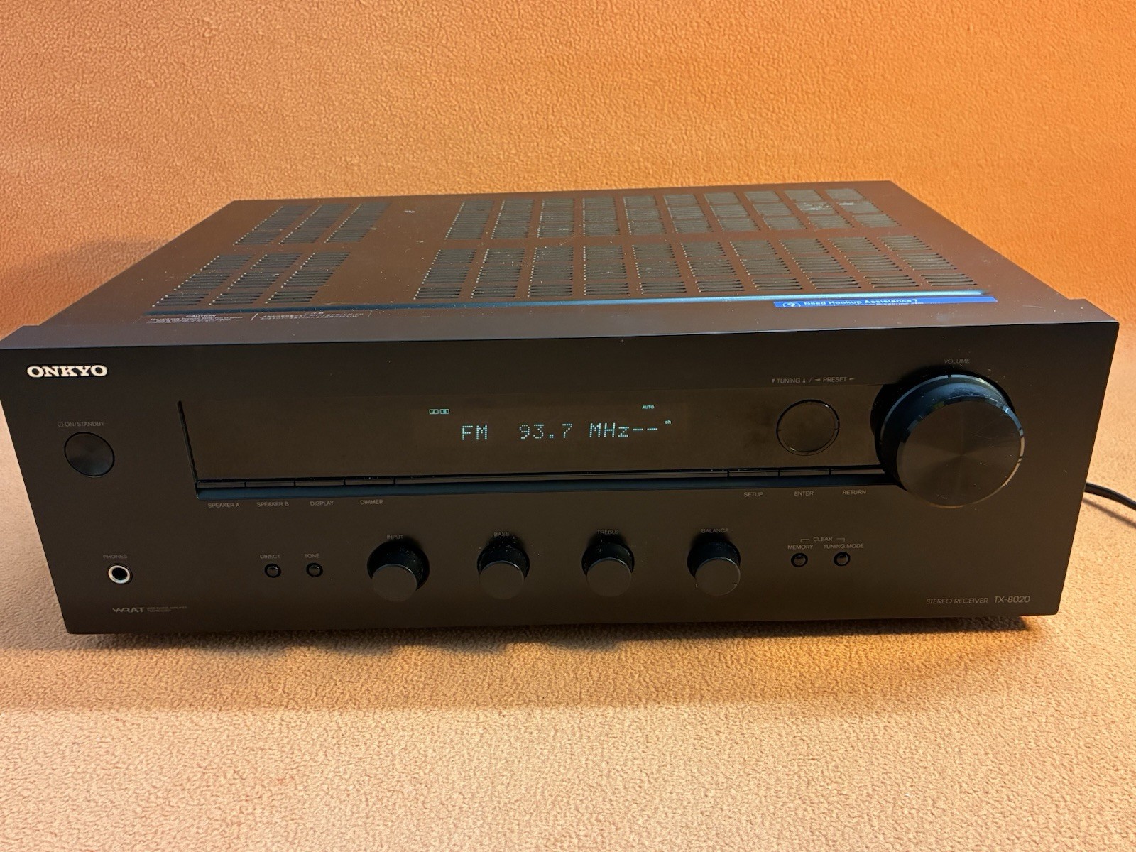Onkyo TX8020 2 Channel Stereo Receiver Tested Working!
