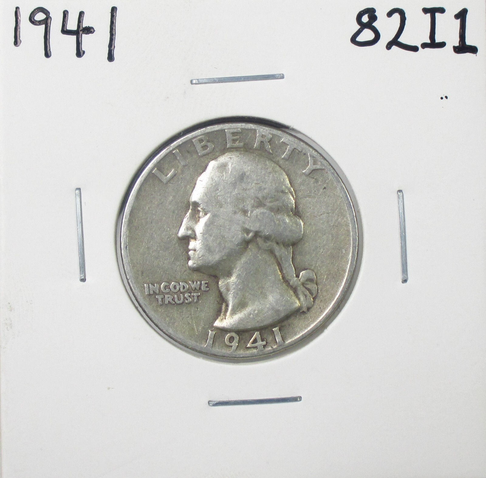 1941 Washington Quarter Dollar
