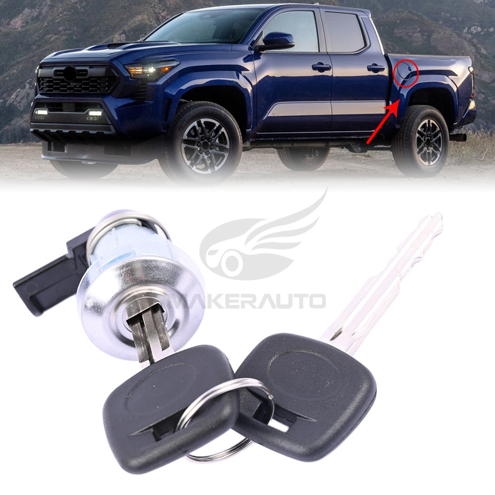 Fuel Gas Door Lock Cylinder & Keys For Toyota 1995-2004 Tacoma 2000-2003 Tundra