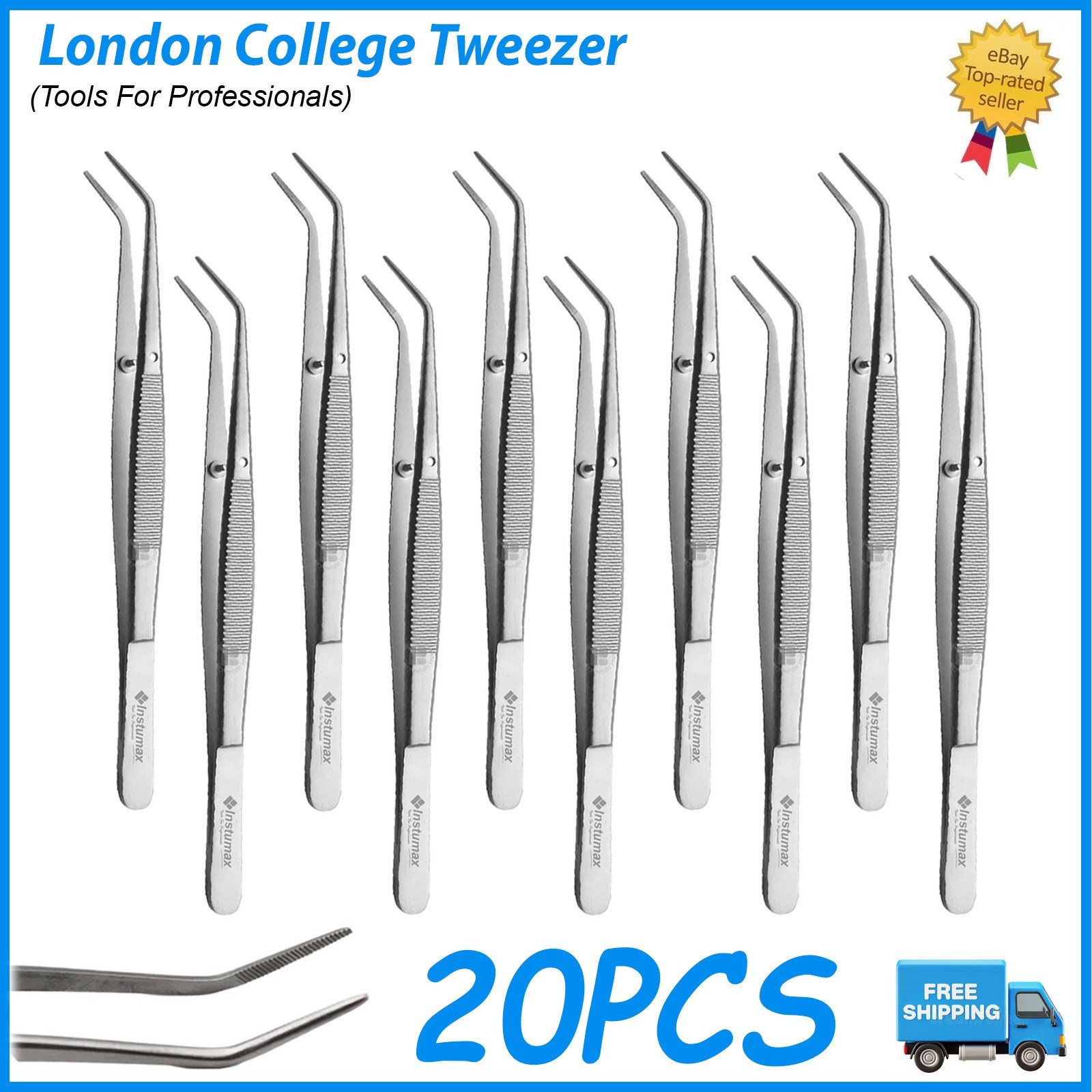 Dental London College Pliers Cotton Tweezers Forceps High Quality Instruments