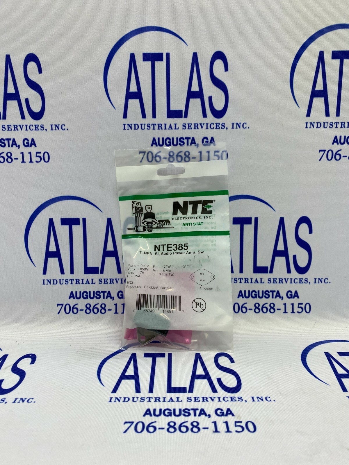 NTE NTE385 Audio Power Amp, Switch, Transistor **AUTHORIZED NTE DISTRIBUTOR**