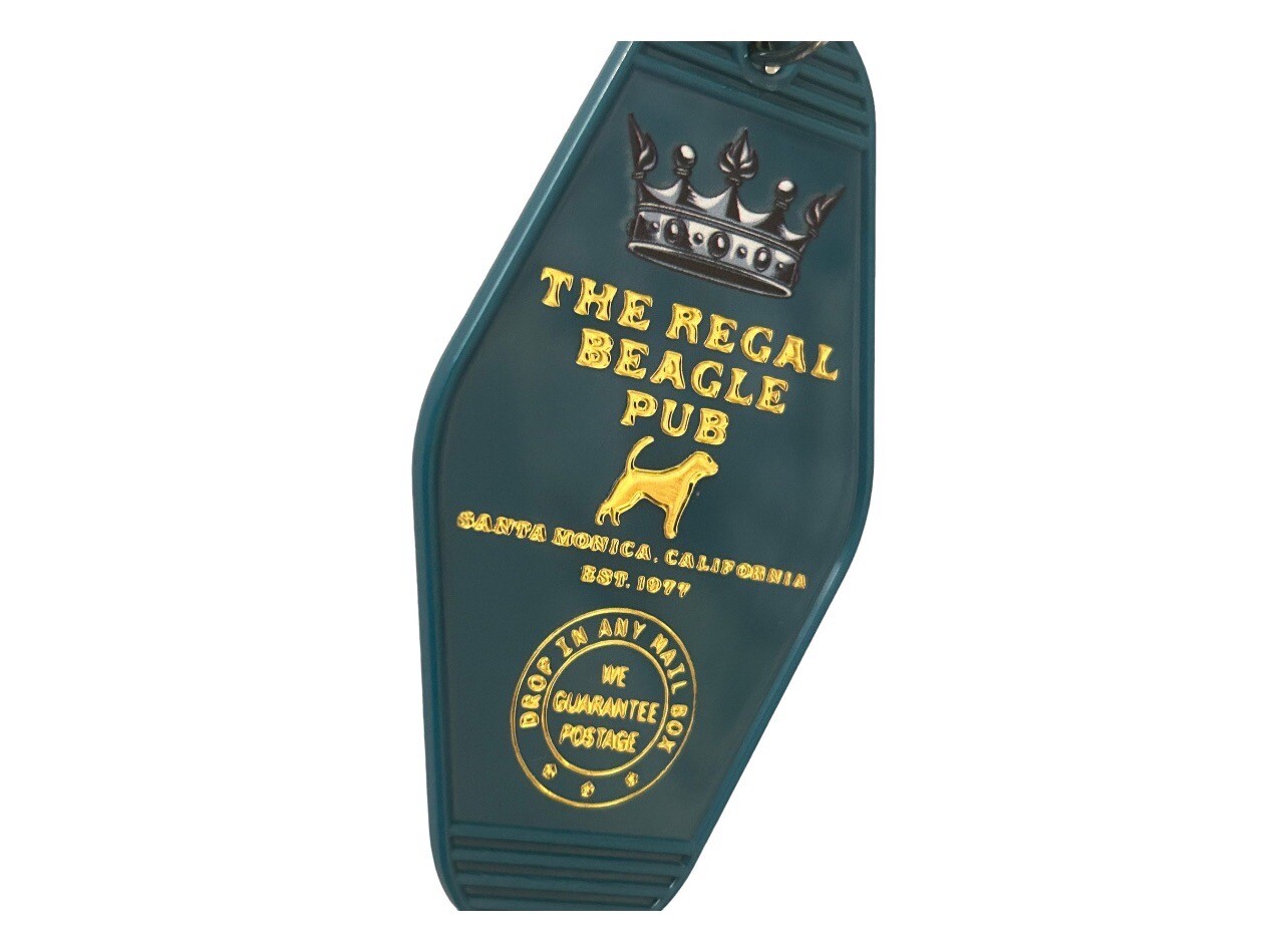 THREES COMPANY inspired Regal Beagle pub keytag