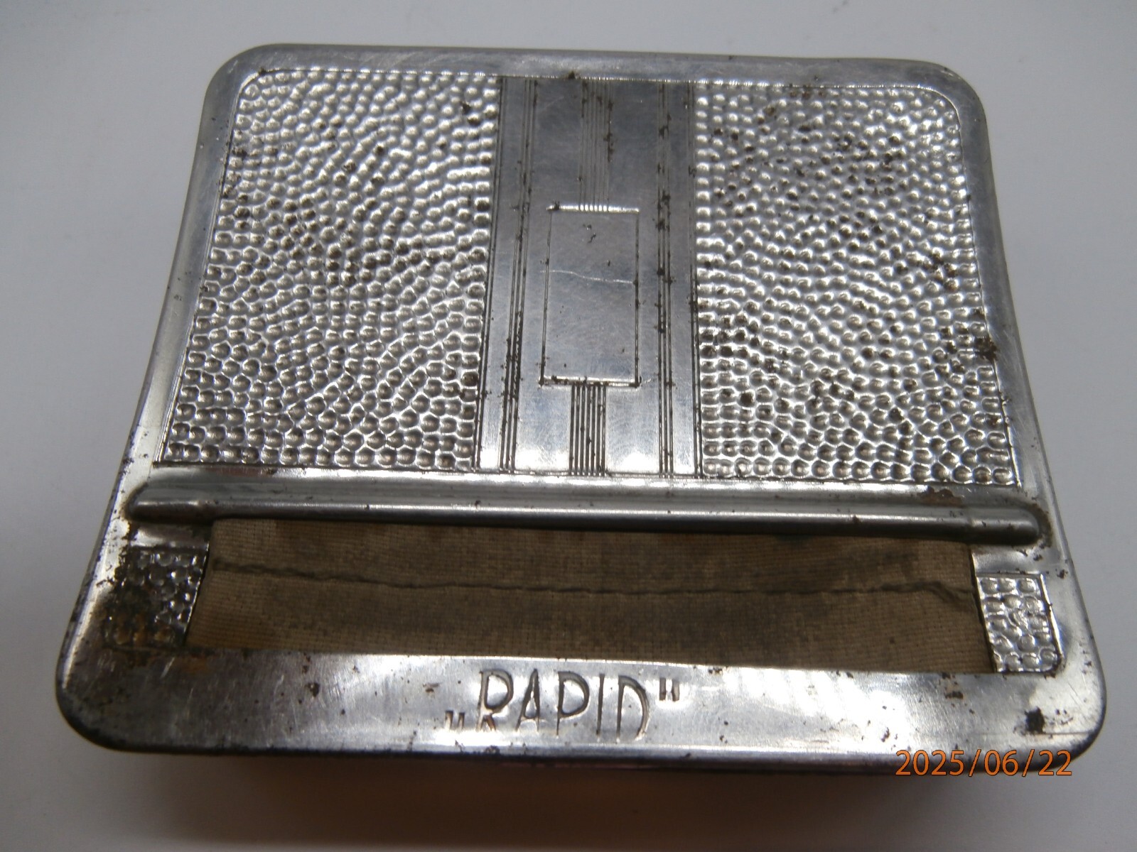 Vintage Rapid Silver Cigarette Rolling/ Cigarette Case
