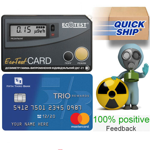 NoAD Dosimeter DKG 21 Ecotest Gamma Radiometer Geiger Counter Radiation Detector