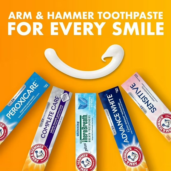 ( 4 PACK ) Arm & Hammer PeroxiCare Tartar Control Fluoride Toothpaste Mint