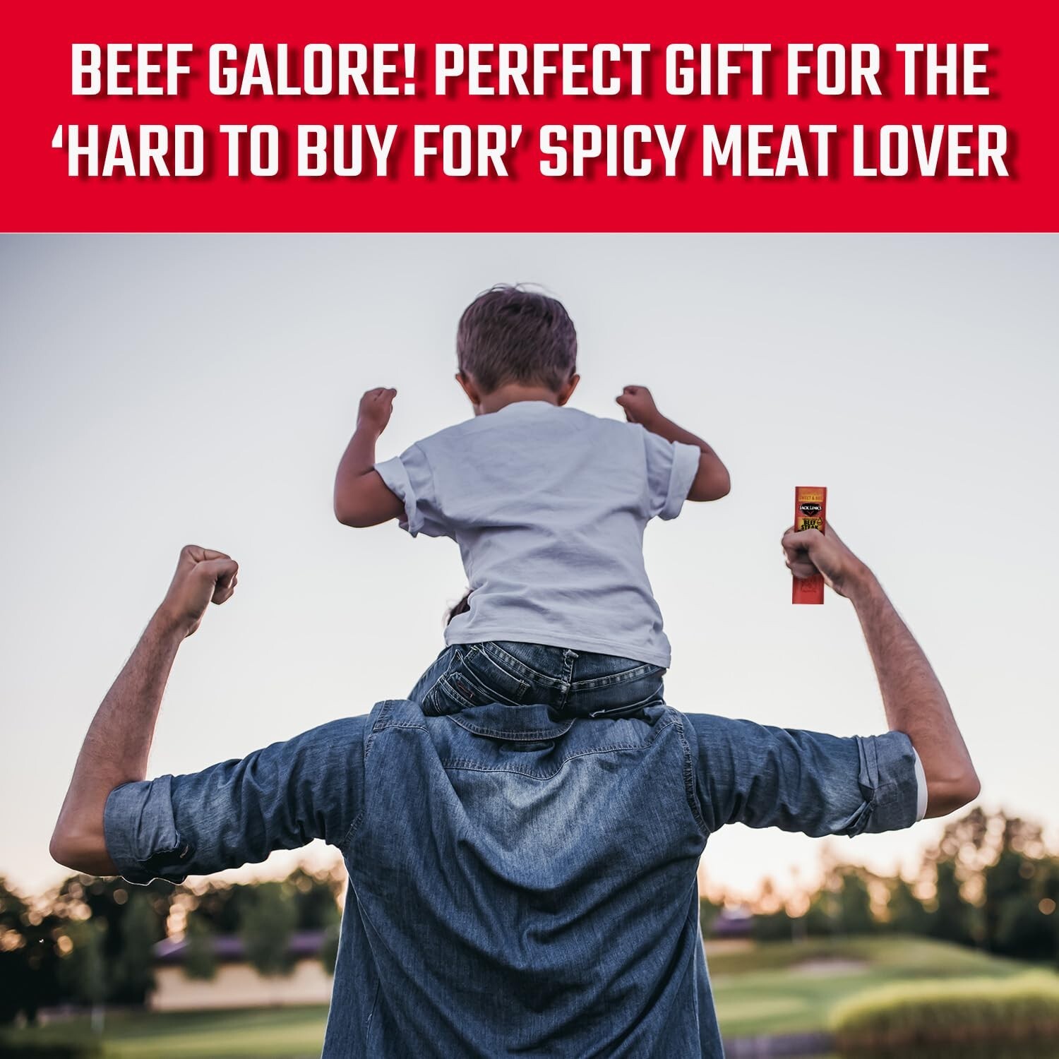 Jack Link's Spicy Beef Jerky Gift Basket Variety Pack - Includes Beef Jerky, Mea