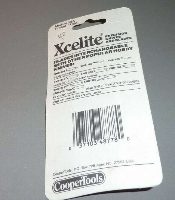 Xcelite Precision Chisel Blades 5-Pack XNB-201