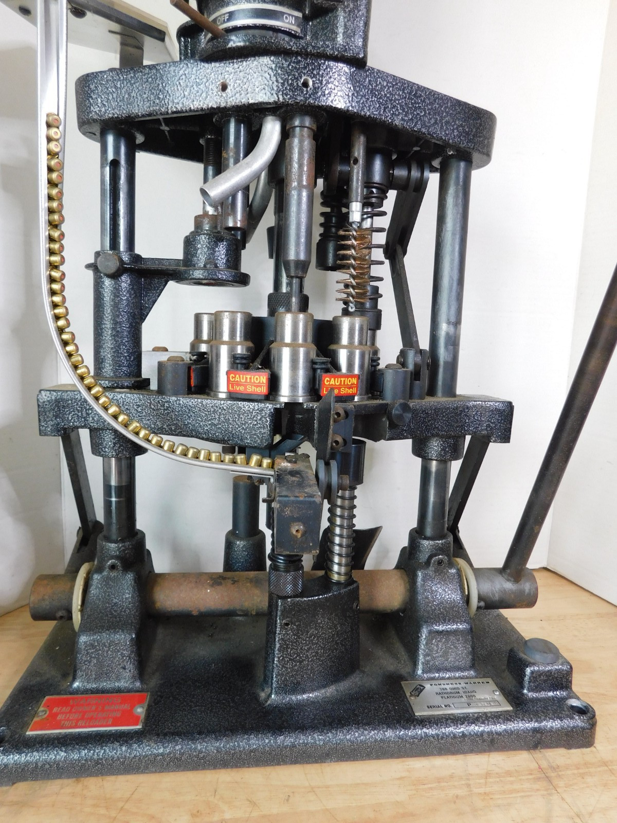 Ponsness Warren Platinum 2000 Reloading Reloader Platform, 4/73