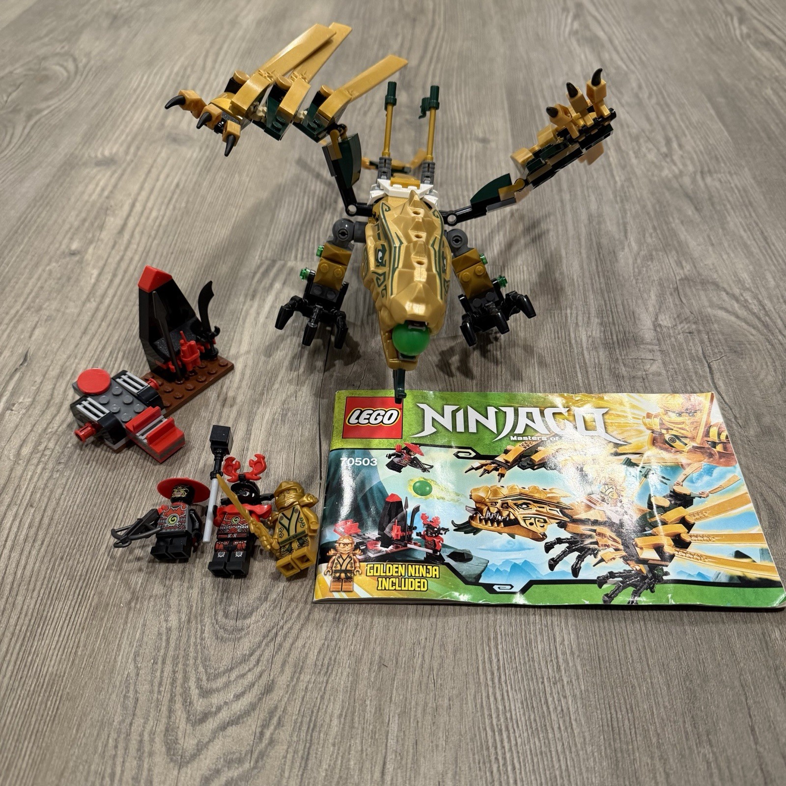 LEGO Ninjago Legacy: The Golden Dragon 70503 100% Complete