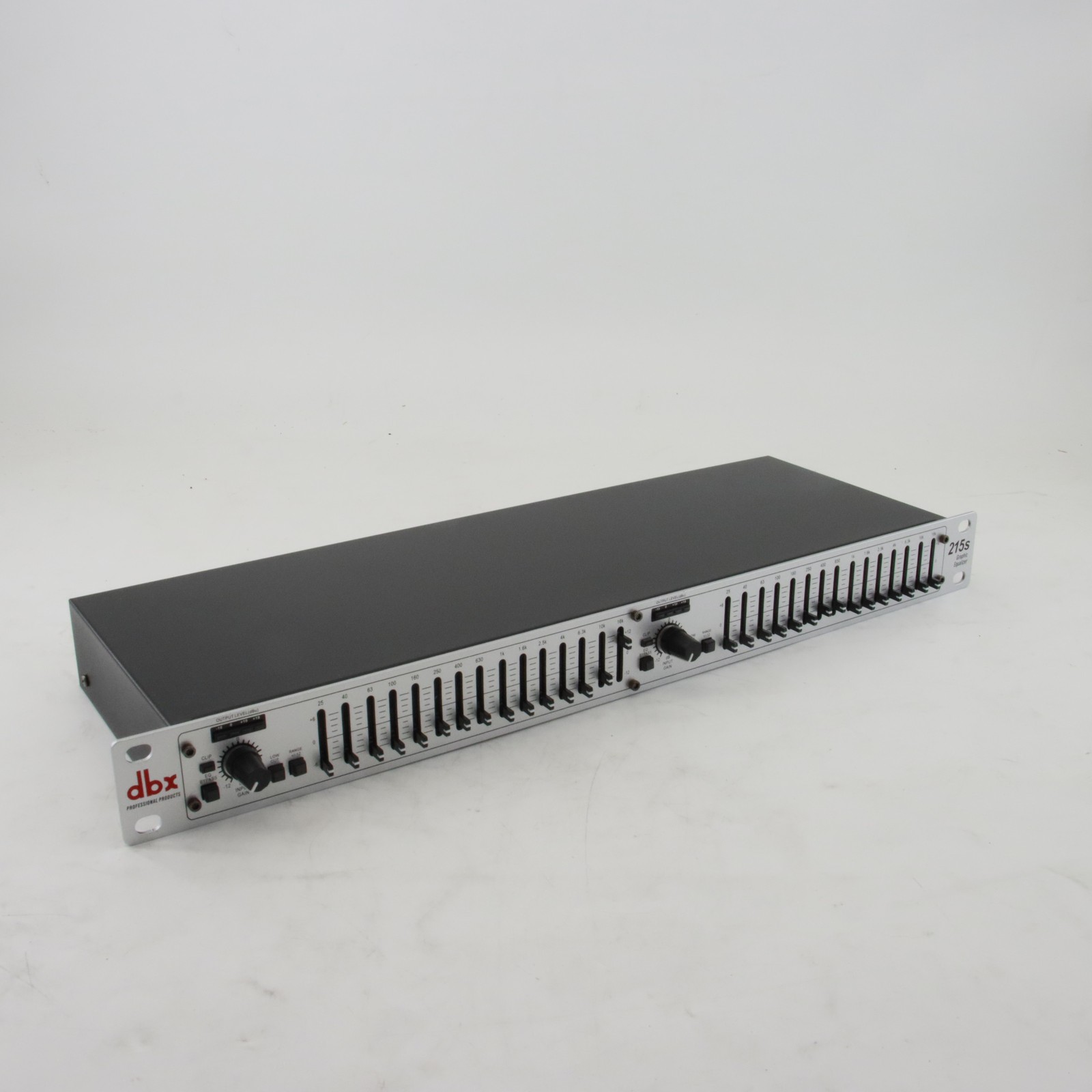 DBX 215s 15-Band Dual Channel Graphic Equalizer Switchable ±6 or ±15 dB