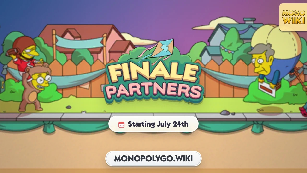 MONOPOLY GO FINALE  PATNERS FULL CARRY  1 HOUR COMPLETE