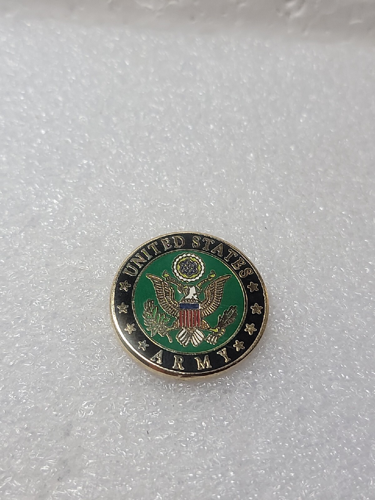 United States Army Hat Lapel Pin Enamel Dual Post Clutch Back DUI P13767