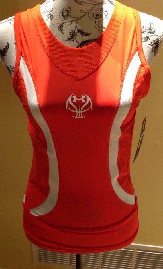 Under Armour Men's UA Compression Basketball MPZ Orange Size Medium