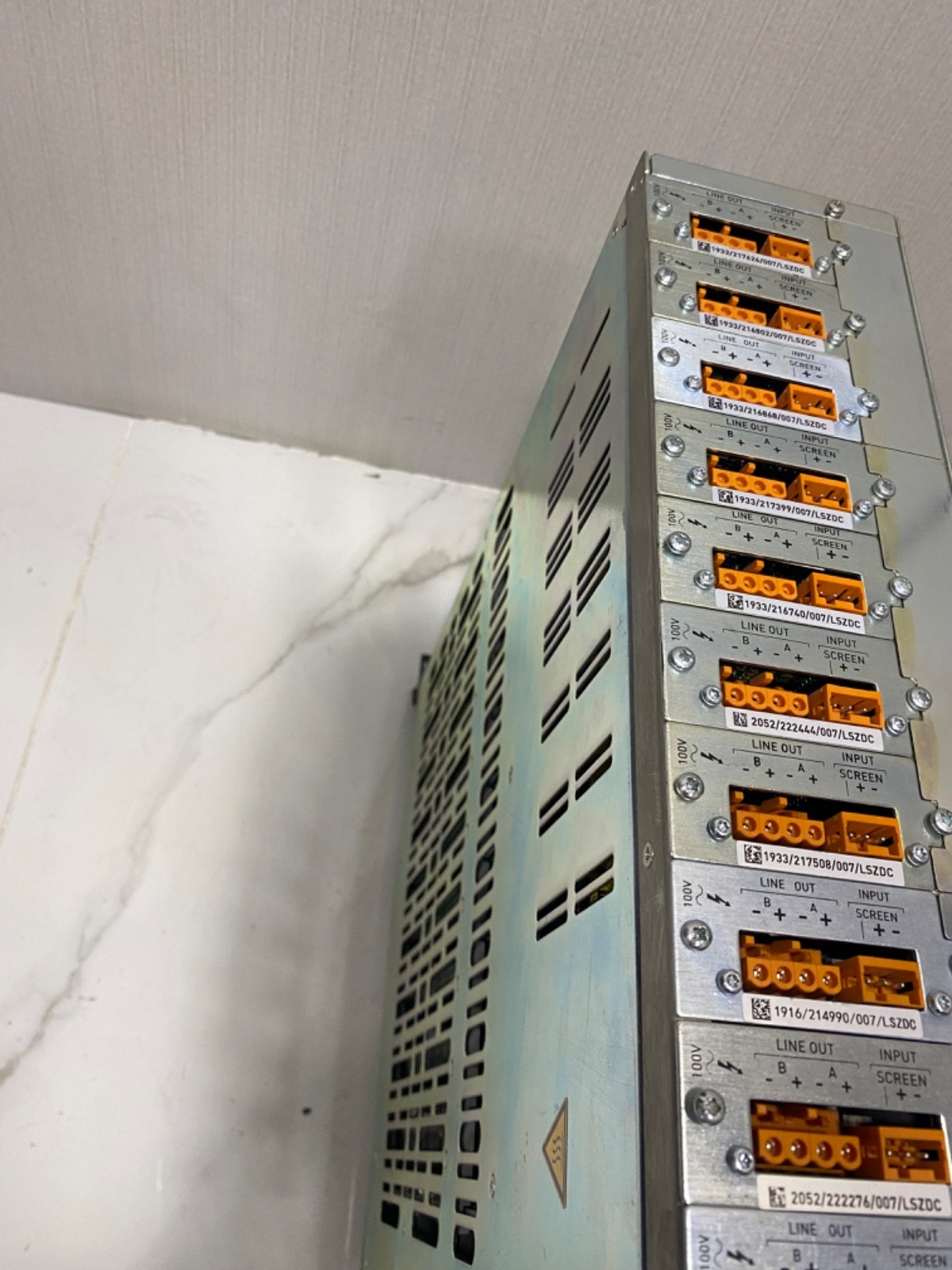 ASL V2000 Modular Power Amplifier with Different cards installed