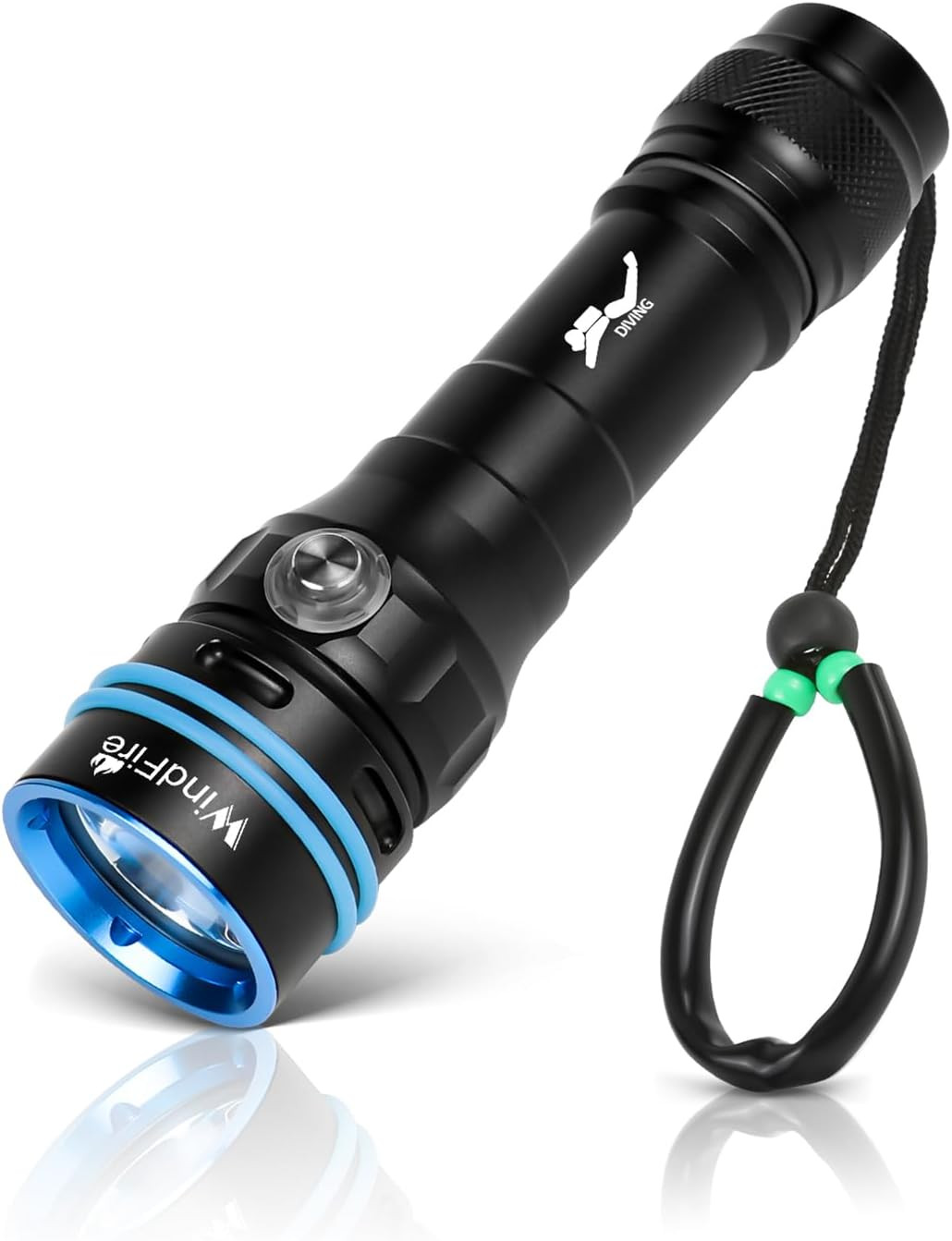 DT100 Diving Flashlight Super Bright LED Dive Light Rechargeable | Spotlight