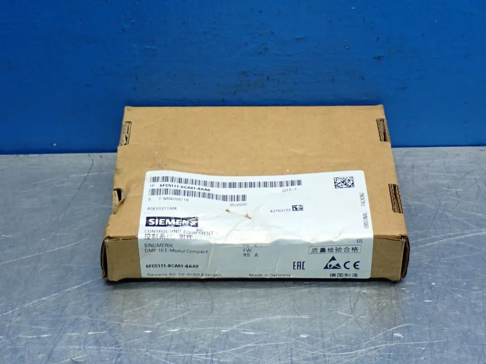 SIEMENS 6FC5111-0CA01-0AA0 16-INPUT ELECTRONIC MODULE 04200701486