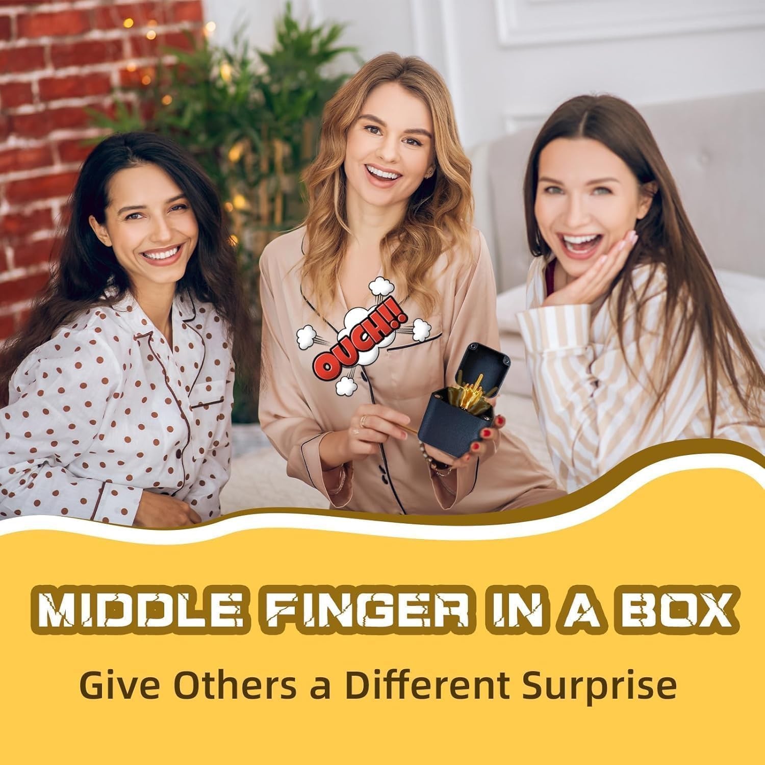 Middle Finger in a Box - Surprise Gift for Office Desk or Home Decor,...