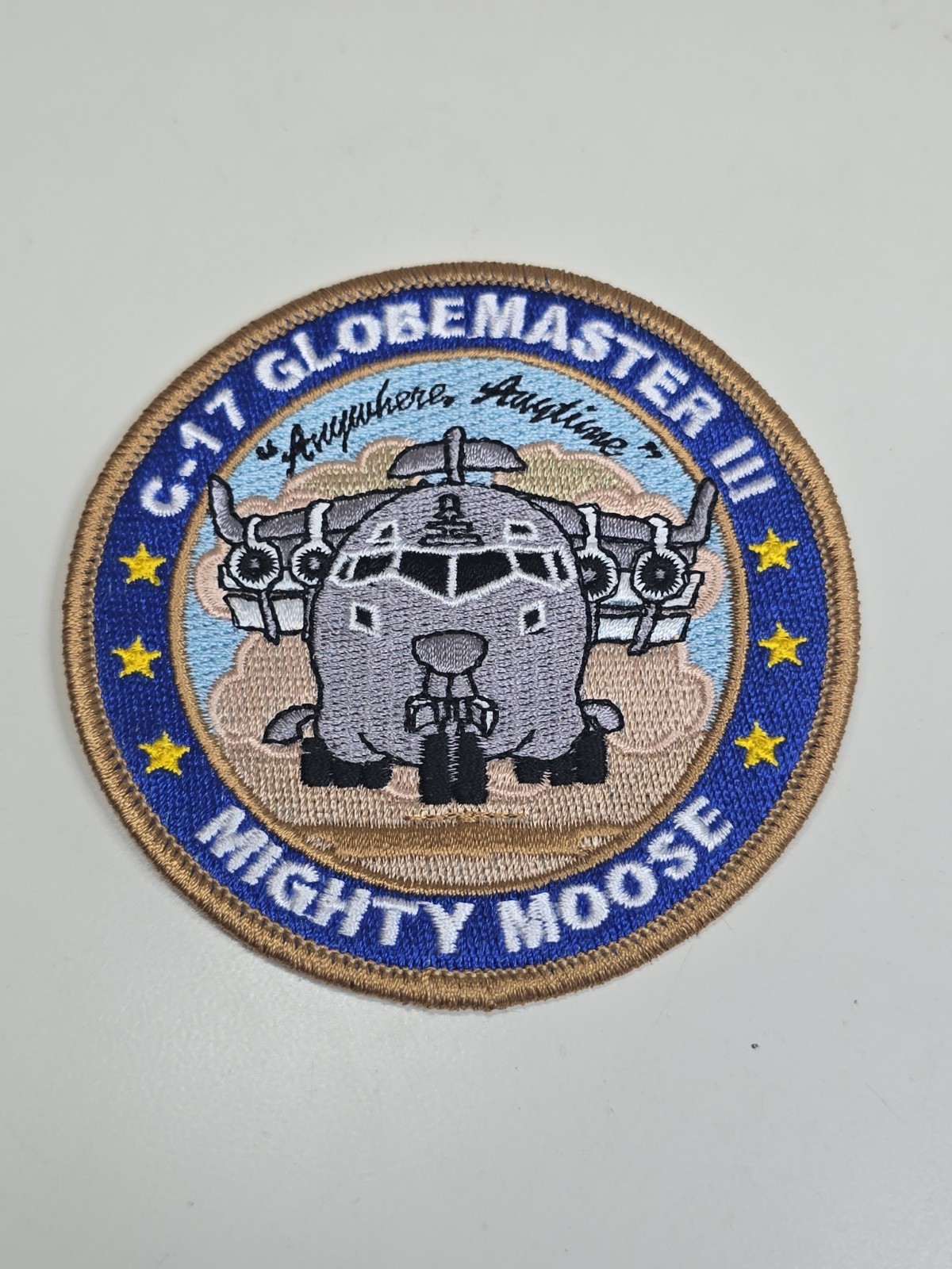 USAF Patch C-17 Globemaster III Mighty Moose  High Quality U.S. Air Force