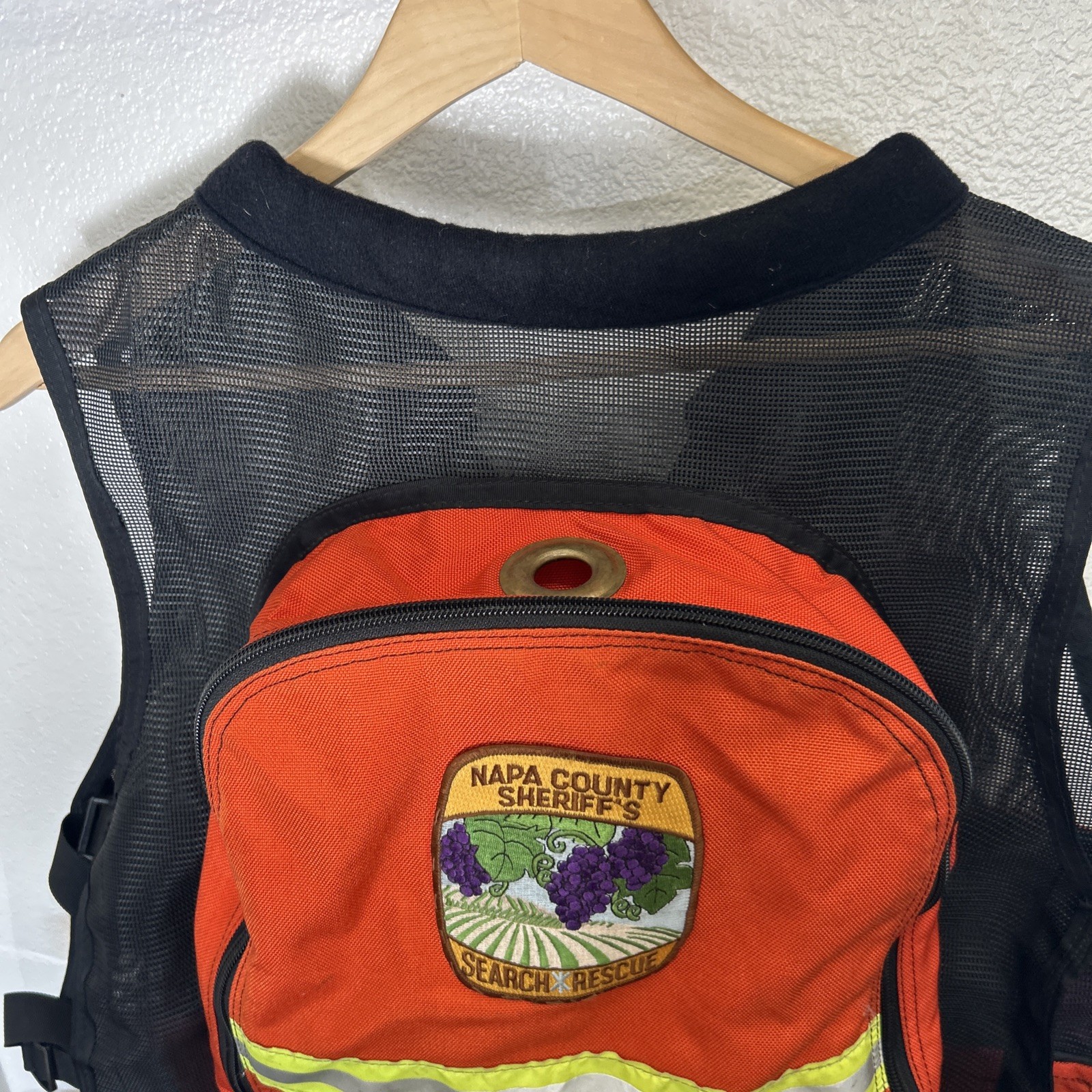 Mil-Spec Motorcycle Riding Safety Vest US Military HI VIS Orange XL