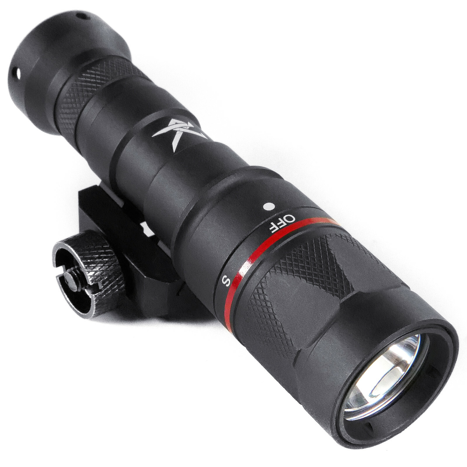 Rail Mount Weapon Light with Large Pressure Pad and Back Button KTactical