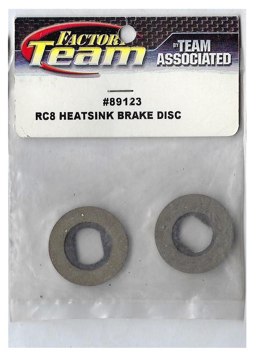 Team Associated 89123 Factory Team Brake Disc RC8 1/8 RC Racing Buggy ASC89123
